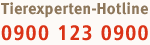 Tierexperten-Hotline: